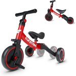Ksfal - 5 en 1 tricycle vélo enfant, tricycle bébé evolutif 1 - 4 ans, vélo draisienne, vélo sans pédale, ... Ksfal - 5 en 1 tricycle vélo enfant, tricycle bébé evolutif 1 - 4 ans, vélo draisienne, vélo sans pédale, ...
