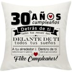Ksfal - cadeau anniversaire fille garon anniversaire housses de coussin cadeau dcoratif d'anniversaire ...