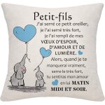 Ksfal - cadeau part grand - mère&grand - père pour petit - fils : housse de coussin en carton - ¿ dustfunctio ... Ksfal - cadeau part grand - mère&grand - père pour petit - fils : housse de coussin en carton - ¿ dustfunctio ...