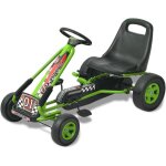 Ksfal - kart a pdale avec sige ajustable vert pour enfants vhicule jouet