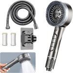 Ksfal - pommeau de douche economiseur d'eau avec filtre, douchette a main haute pression, 4 types de ...