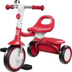 Ksfal - tricycle pour tout - petits avec cloche, tricycle pour enfants ags de 18 mois a 5 ans, vlo ...
