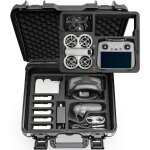 Kuwj - valise rigide etanche pour drone dji neo, dji rc 2, dji rc n3 / n2, dji goggles 3(pas fit goggles ...
