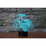 Kuwl - lampe illusion 3d de tracteur - veilleuse led - décoration de table et de bureau - 7 couleurs ... Kuwl - lampe illusion 3d de tracteur - veilleuse led - décoration de table et de bureau - 7 couleurs ...