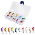 Kwex - lot de 10 leurres de pêche pour truite wobbler spoon spinner clignotant leurre de pêche avec hameçons ... Kwex - lot de 10 leurres de pêche pour truite wobbler spoon spinner clignotant leurre de pêche avec hameçons ...