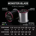 Kwex - blade fil de peche en nylon carpe 500m / 1000m japan monofilament ligne de pêche en mer 2 - 35lb ... Kwex - blade fil de peche en nylon carpe 500m / 1000m japan monofilament ligne de pêche en mer 2 - 35lb ...