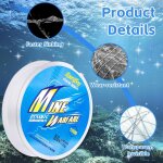 Kwex - flintronic 0. 26mm 0. 45mm / 100m fil de pche transparente, lot de 2 / 4 ligne de pche monofilament ...