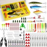 Kwex - leurres de pêche kit, 158pcs appât flottante set appât de pêche, cadeau de pêchepetits appâts, ... Kwex - leurres de pêche kit, 158pcs appât flottante set appât de pêche, cadeau de pêchepetits appâts, ...