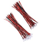 Kyaoayo - 20 pairs mini micro jst 2. 0 ph 2 pin connecteur prise 2 broches avec fils cbles 80mm - sanag ...