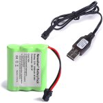 Kyaoayo - 2400mah 3, 6v batterie pour rc voiture jouet avion robot electrique truck camion tlcommande ...