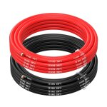 Kyaoayo - fil electrique cble en cuivre etam - 2 fils spars rouge et noir chacun pour drones, imprimantes ...