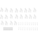 Kyaoayo - klaxons de contrle micro, 20 jeux de klaxons de contrle a 4 trous kit d'angle de gouvernail ...