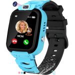 Kyaoayo - montre connecte enfant pour garon fille avec gps sos tlphone rveil camra hd etanchit ...