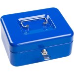 Kyaoayo - nouveau !!! caissette a monnaie 20x16x9 cm, 5 compartiments pour pices de monnaie, bleu