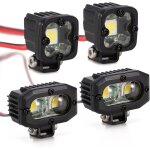 Kyaoayo - rc led lumires crawler phare pour axial trx - 4 trx6 scx10 90046 wraith redcat gen8 1 / 10 ...