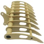 Kyaoayo - seau de simulation en acier inoxydable rc pour pelleteuse huina 1580 / 1550 / 1592 / 1593 / ...