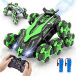 Kyaoayo - voiture tlcommande, 1 / 16 voiture telecommand enfant avec spray et lumires led et huit ...