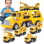 Kyaoayo - voiture tlcommande enfant 1 2 3 4 5 6 ans, cadeau enfant 1 - 6 ans garcon camion transporteur ...