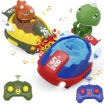 Kyaoayo - voiture télécommandée enfant, lot de 2 auto - tamponneuses télécommandées avec pilote d'ejection, ... Kyaoayo - voiture télécommandée enfant, lot de 2 auto - tamponneuses télécommandées avec pilote d'ejection, ...