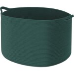 Kyaoayo - xxxl panier rangement bb, d50h33cm panier de rangement avec 4 poches, rangement table a langer ...