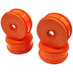 Kyosho ifh006ko dish wheel (4 piece), fluorescent orange