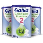 Laboratoire gallia galliagest 2, lait en poudre pour bébé, de 6 a 12 mois, 820g (packx3) Laboratoire gallia galliagest 2, lait en poudre pour bébé, de 6 a 12 mois, 820g (packx3)