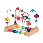Labyrinthe a perles, cube d'activits pour bbs, fruits, montagnes russes, comptage, boulier mathmatique, ...