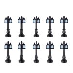 Lampadaire carr a double sable pour modlisme, 10 pices - gnrique