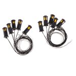 Lampadaire ho echelle 1 / 200, 10 pices, modle miniature de train de jardin