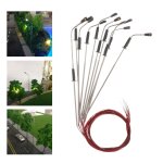 Lampadaire led 3v 1:150 n, eclairage de rue, architecture de chemin de fer, 10 pices
