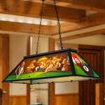 Lampe de billard a 3 lumires 110cm lampe de table de billard lustre vintage suspension de table de salle ...