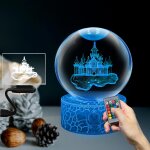 Lampe boule de cristal châteaux dans lâ¿air fée princesse sculpture k9 boule de verre lumière de nuit ... Lampe boule de cristal châteaux dans lâ¿air fée princesse sculpture k9 boule de verre lumière de nuit ...