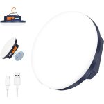 Lampe de camping portable (charge usb a lumi�re blanche), batterie externe 4800 mah, lampe de tente rechargeab ...