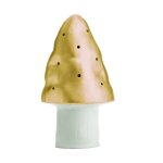 Lampe champignon petit dore