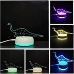 Lampe d�corative motif animal dinosaure diplodocus, dinosaure decoration chambre, nouvelle forme design, ...