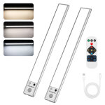 Lampe detecteur de mouvement interieur everbrite, lampe de placard 78 led, lumiere reglable 3000k / 4000k ...