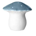 Lampe grand champignon bleu jean