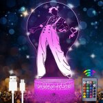 Lampe harry - style - veilleuse harry - style - 3d led harry - style lampe, t�l�commande 16 couleurs ...
