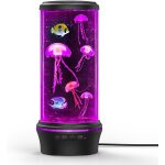 Lampe lave led - 8 couleurs led mood lampe m�duse aquarium lampe pour enfants, amis, cadeaux d'anniversaire ...