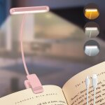 Lampe de lecture rechargeable avec cble de type - c, liseuse lampe clip [3 couleurs et 10 luminosits] ...