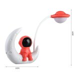 Lampe led d'astronaute en forme de lune, rechargeable par usb, luminaire d�coratif d'int�rieur, id�al ...