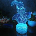 Lampe led illusion 3d, veilleuse pour enfants, 16 couleurs changeantes tou Lampe led illusion 3d, veilleuse pour enfants, 16 couleurs changeantes tou