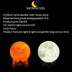 Lampe led imprimée lune en 3d, luminaire décoratif d'intérieur, lumière a intensité réglable, idéal pour ... Lampe led imprimée lune en 3d, luminaire décoratif d'intérieur, lumière a intensité réglable, idéal pour ...