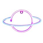 Lampe led néon en forme de planète, 1 pièce, décoration murale, luminaire décoratif en forme d'univers, ... Lampe led néon en forme de planète, 1 pièce, décoration murale, luminaire décoratif en forme d'univers, ...
