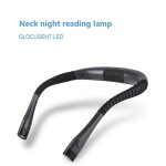 Lampe led suspendue au cou, aliment�e par livre, flexible, mains libres, rechargeable par usb, id�ale ...