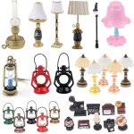 Lampes miniatures, accessoires de décoration pour maison de poupée, jouet, ameublement pour jeu de simulation, ... Lampes miniatures, accessoires de décoration pour maison de poupée, jouet, ameublement pour jeu de simulation, ...