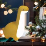 Lampe de nuit dinosaure, veilleuse de chevet a intensit� variable, rechargeable par usb, veilleuse pour ...