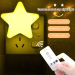Lampe de nuit led enfichable avec t�l�commande, lumi�re a intensit� variable, pour chambre a coucher, ...