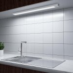 Lampe de placard 43cm, 84 leds 5000k lampe placard d�tecteur de mouvement 2500mah rechargeable usb lampe ...