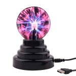 Lampe a plasma en verre 3 pouces avec base en abs, lampe electrique, veilleuse, cadeau d'anniversaire ... Lampe a plasma en verre 3 pouces avec base en abs, lampe electrique, veilleuse, cadeau d'anniversaire ...